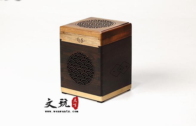 中国风红木浪花音响 蓝牙传输低音无线 台式便携可随身带木质音箱-1