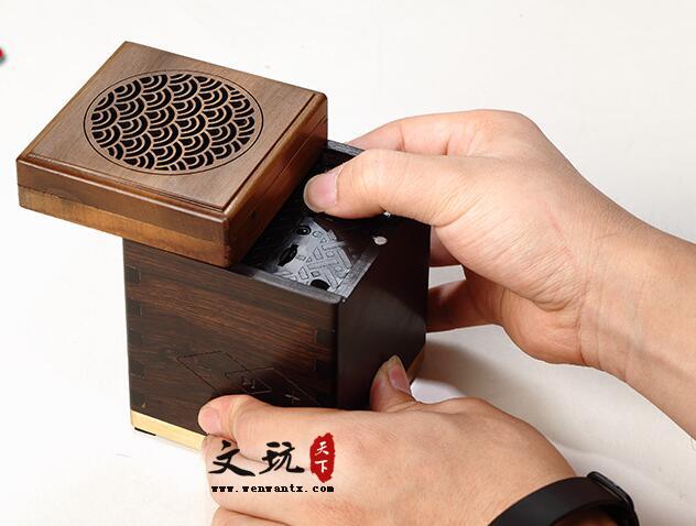 中国风红木浪花音响 蓝牙传输低音无线 台式便携可随身带木质音箱-4