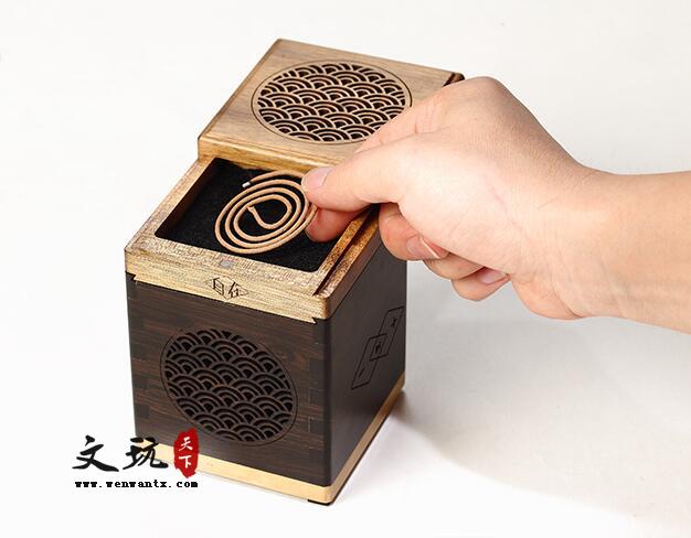 中国风红木浪花音响 蓝牙传输低音无线 台式便携可随身带木质音箱-6