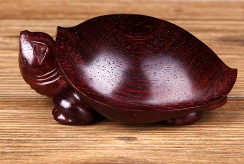 印度小叶紫檀乌龟摆件 木雕工艺品