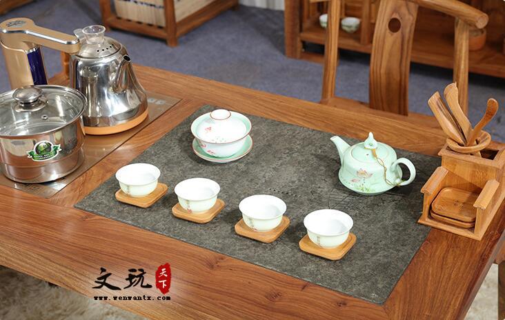 新中式茶桌椅组合刺猬紫檀明轩茶桌-5
