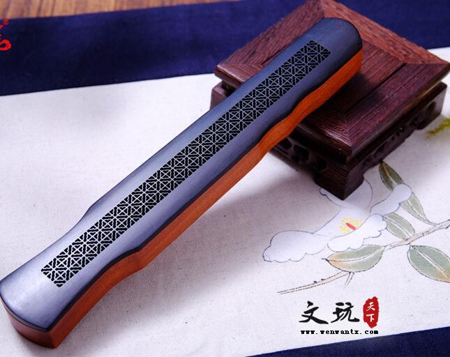 紫光檀伏儀式琴式香具加香简 养生文化用品 中国风红木质香道礼品-5