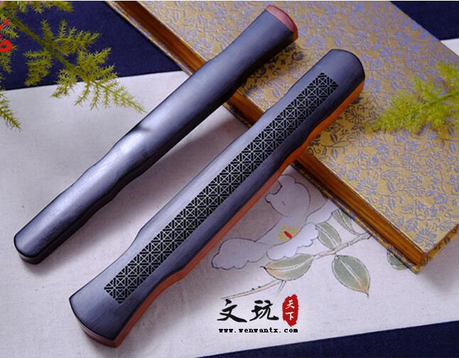 紫光檀伏儀式琴式香具加香简 养生文化用品 中国风红木质香道礼品-3