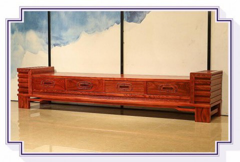 新中式红木家具刺猬紫檀电视柜客厅地柜储物
