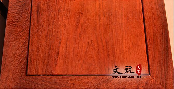 红木电视柜明式红木家具大果紫檀卧室视听柜缅甸花梨木家具-7