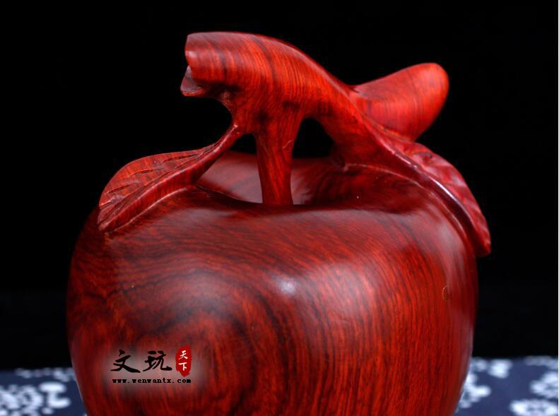 缅甸花梨木苹果木雕 红木摆件家居客厅装饰品摆设 工艺礼品-6