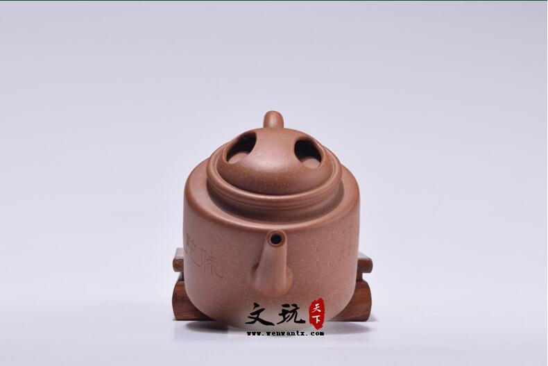 宜兴原矿全纯手工降坡泥洋桶牛盖壶精美紫砂壶茶具茶壶-3