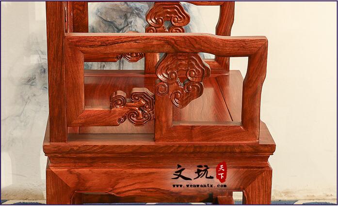 红木家具刺猬紫檀红木中堂条案中式供台八仙桌-8