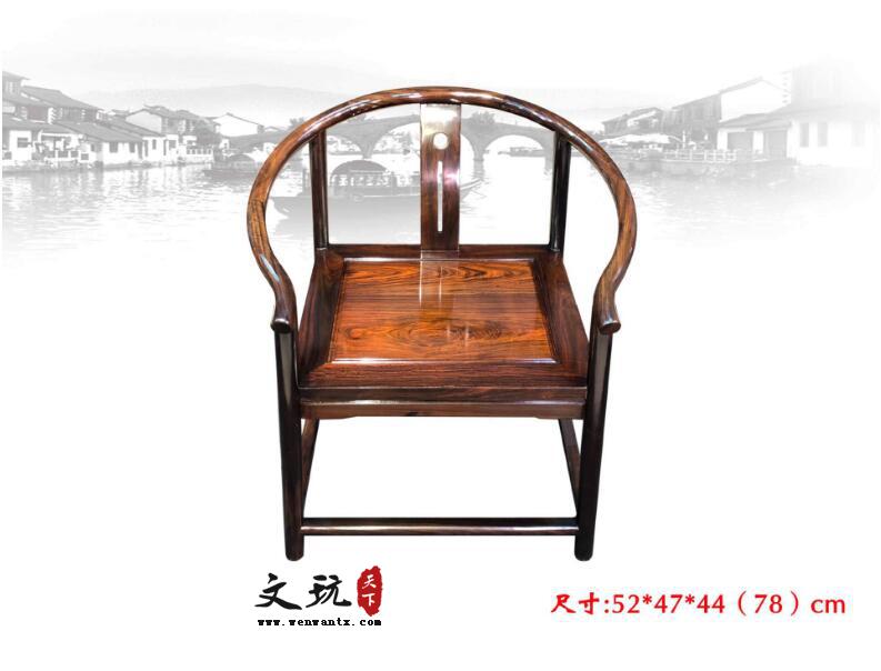 全实木茶桌椅组合简约中式古典家具茶台东非酸枝材质-3