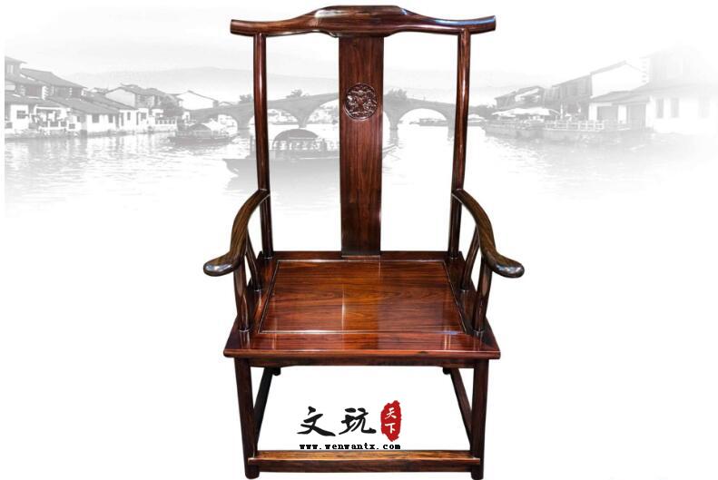 全实木茶桌椅组合简约中式古典家具茶台东非酸枝材质-8