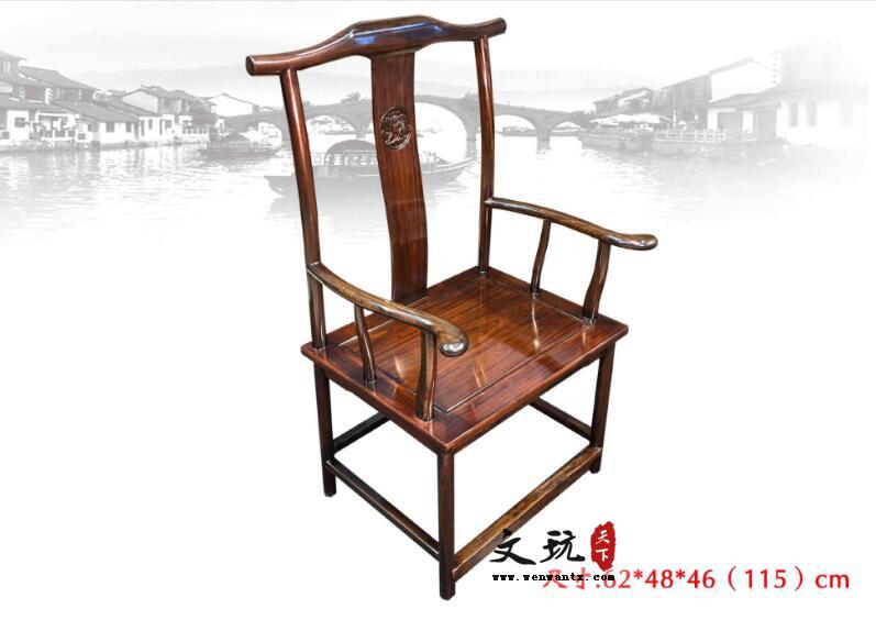 全实木茶桌椅组合简约中式古典家具茶台东非酸枝材质-7