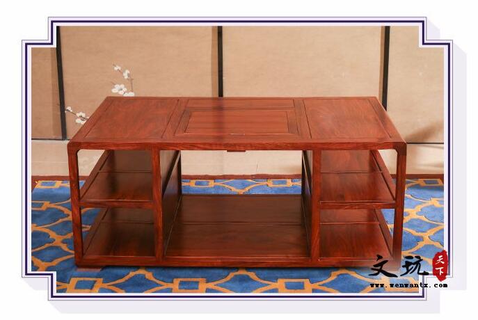 新中式红木家具刺猬紫檀客厅小户型红木沙发组合-3