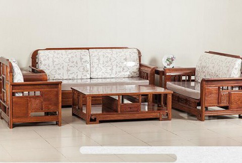 实木沙发 新中式软体沙发 客厅红木沙发 花梨木新中式软体沙发