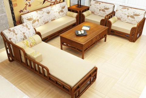 祥云贵妃软体沙发刺猬紫檀木新中式转角红木沙发
