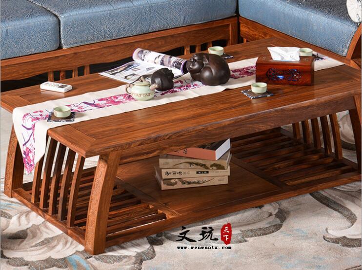刺猬紫檀新中式西施贵妃沙发 客厅家具红木组合沙发-3