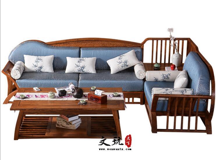 红木组合沙发西施贵妃沙发刺猬紫檀新中式客厅家具-5