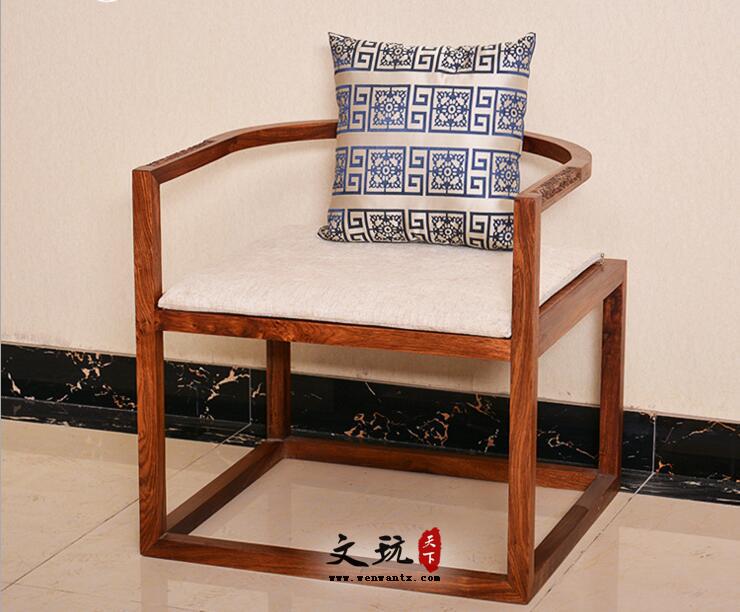 刺猬紫檀禅意沙发11件套新中式简约贵妃沙发 中式红木沙发-3