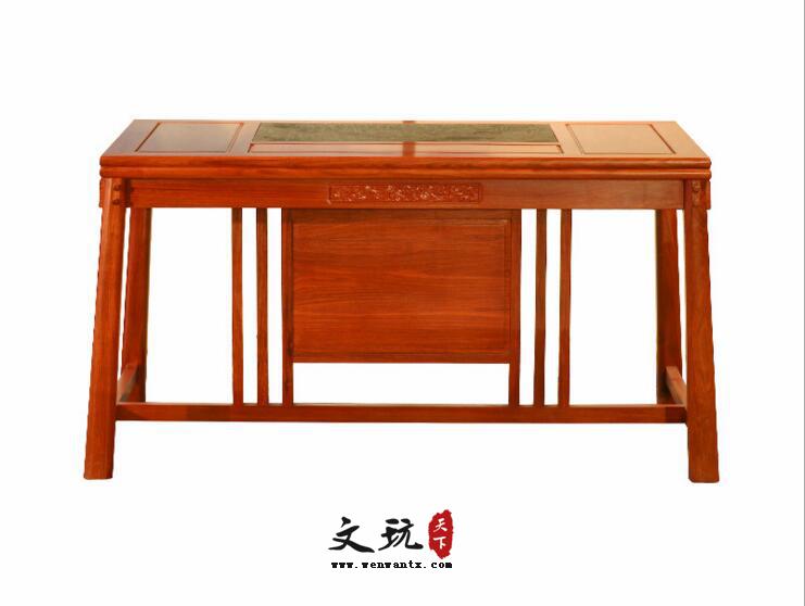 红木家具花梨木茶台刺猬紫檀新中式红木茶桌椅组合泡茶艺桌小茶桌-4