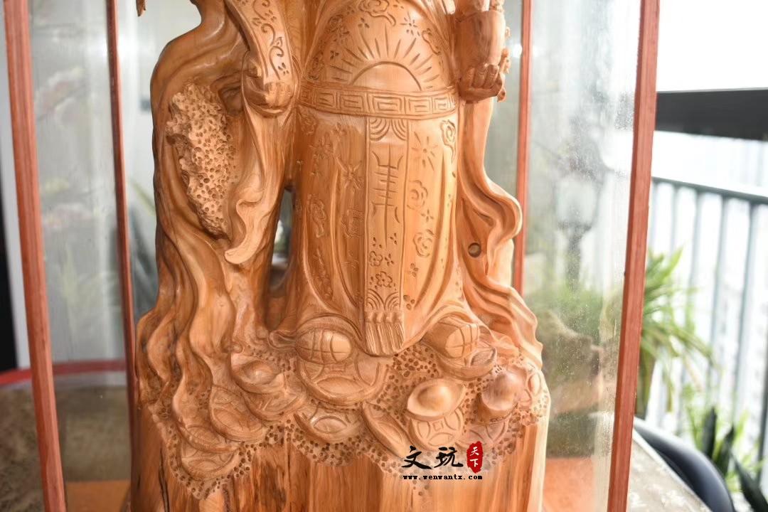 福州传统根雕作品：财神爷-2