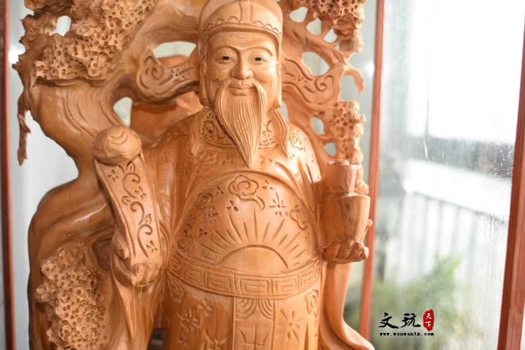 福州传统根雕作品：财神爷-8